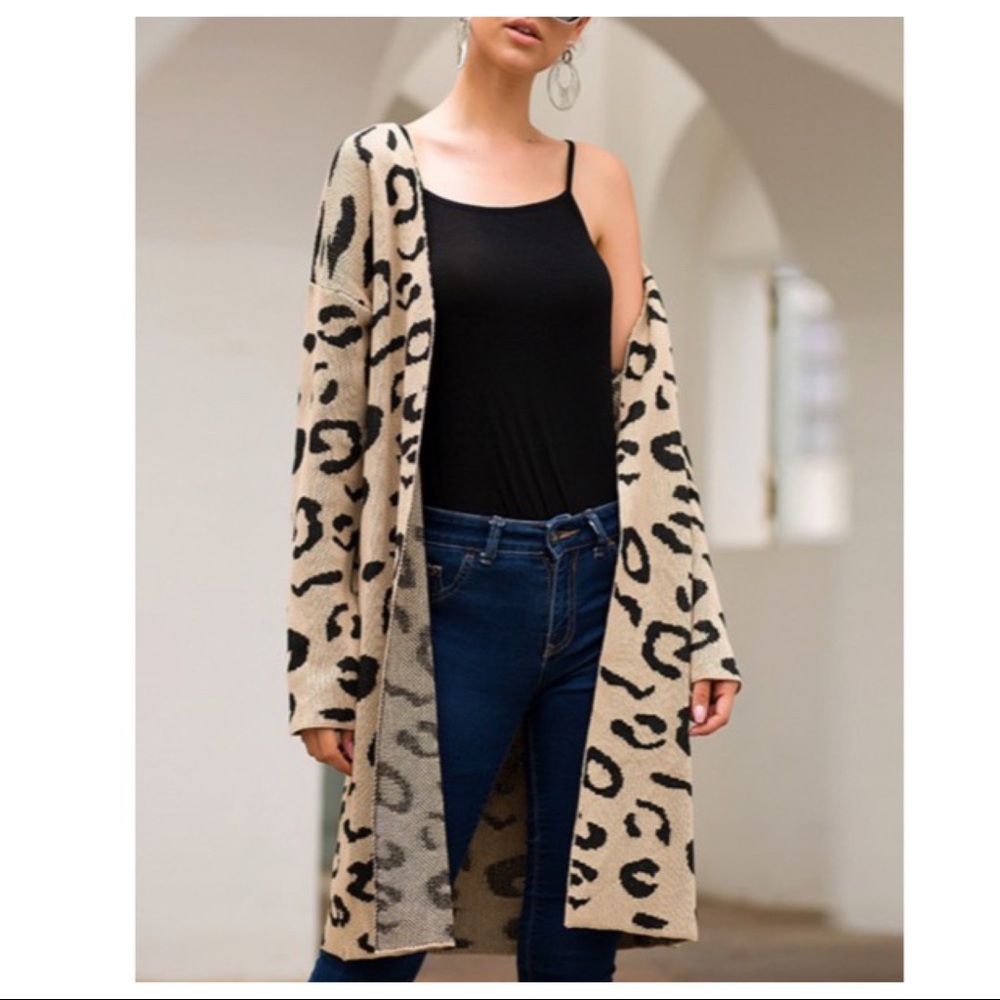 ✨LAST ONE✨Leopard sweater knit cardigan - Picture 11 of 11